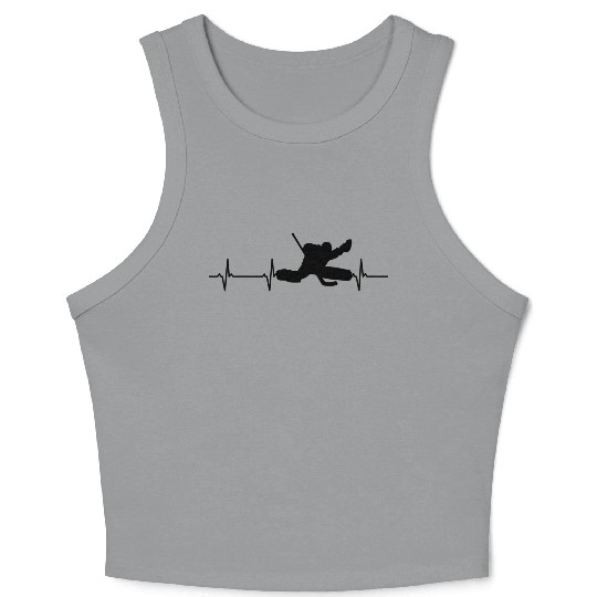 Ice Hockey Goalie Crop Tank Top