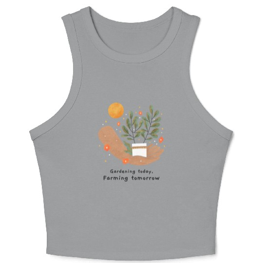Future Farmer | Apprentice Farmer | New Farmer Crop Tank Top