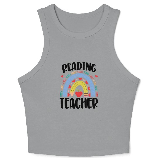 Reading Teacher Crop Tank Top