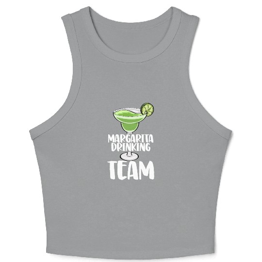 Margarita Drinking Team Crop Tank Top