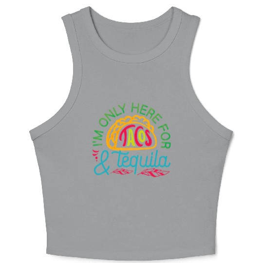 Tacos & Tequila Crop Tank Top