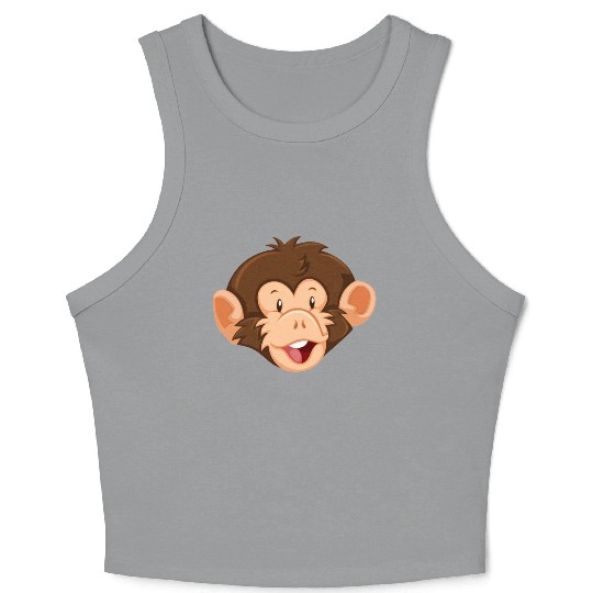 Monkey face Crop Tank Top