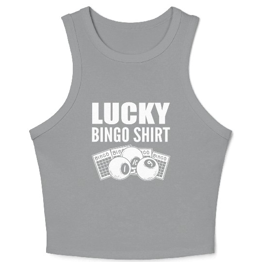 Lucky Bingo Crop Tank Top Prize Winner Gift