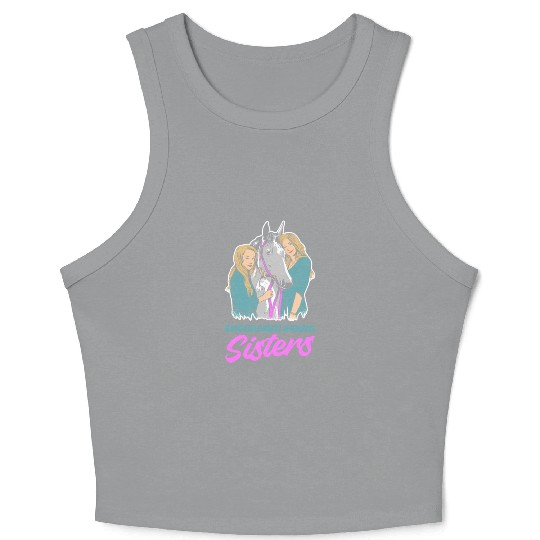 Horse Riding Sister Endurance Riding Crop Tank Top