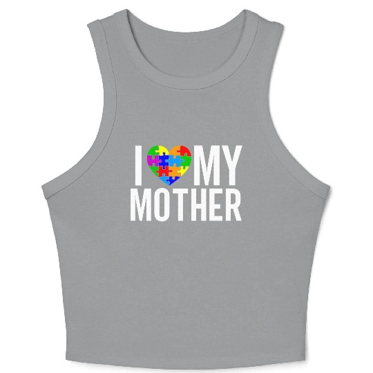 I Love my Mother Crop Tank Top
