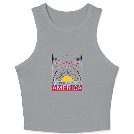 Welcome to Cincinnati Ohio Crop Tank Top