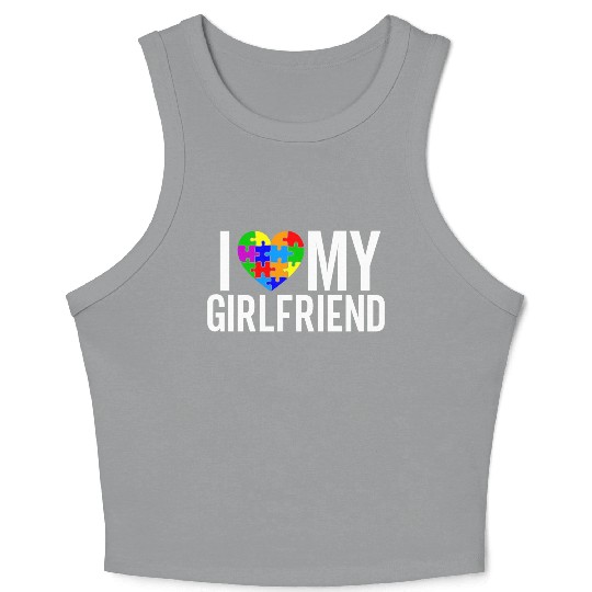 I Love My Girlfriend Crop Tank Top