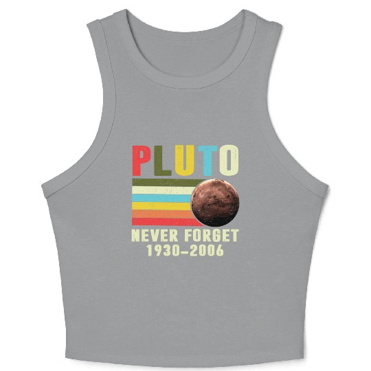 Pluto Never Forget 1930 2006 Crop Tank Top