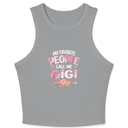 My People Call Me Gigi Crop Tank Top