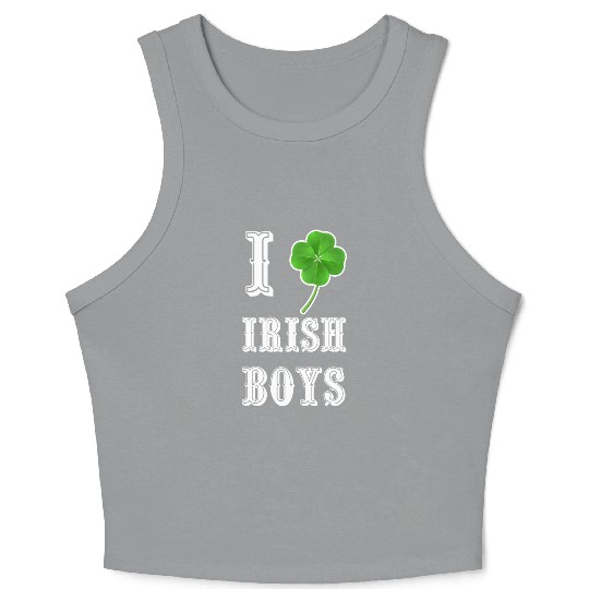 Shiny Saint Patrick s Day Shamrock Rhinestone Crop Tank Top