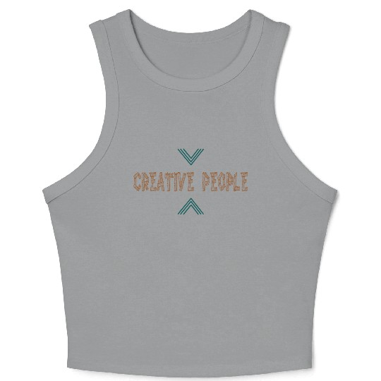 Creative People Crop Tank Top