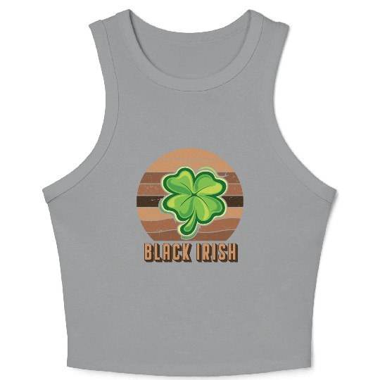 Patrick Day African Irish Crop Tank Top