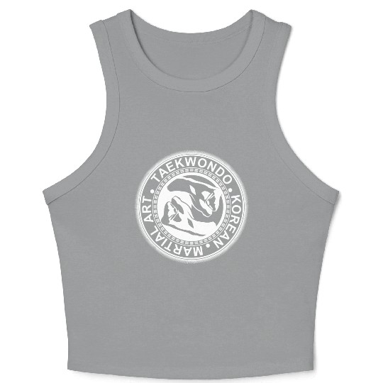 TAEKWONDO FIST YING YANG Crop Tank Top