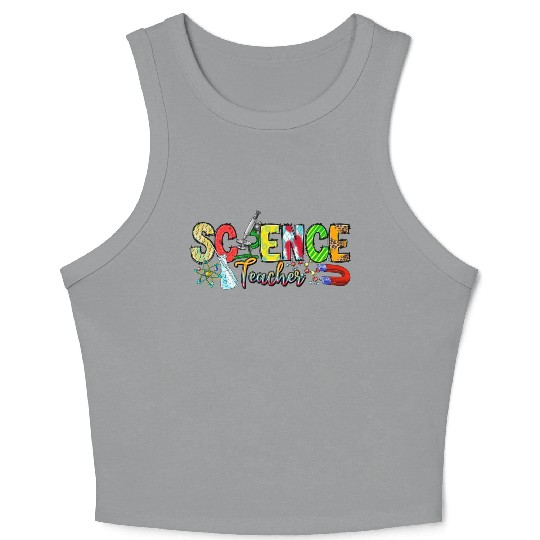 Science Teacher Crop Tank Top