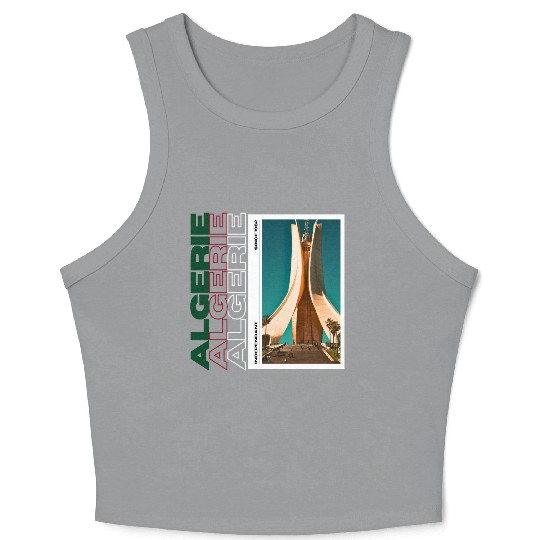 Algeria Independent since 1962 Crop Tank Top