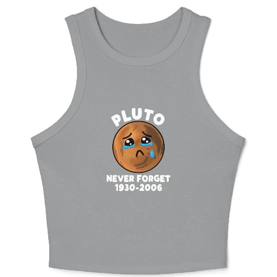 Pluto Never Forget 1930 2006 Crop Tank Top