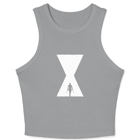 The Black Widow Crop Tank Top