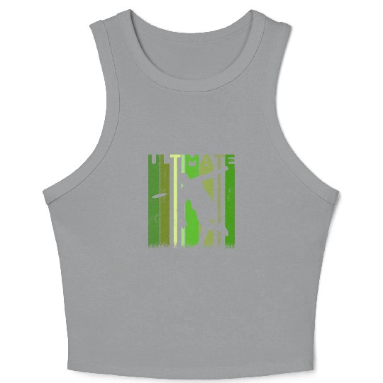Ultimate Frisbee Frolf Disc Golf Flying Disc Sport Crop Tank Top