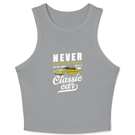 Classic Car Classic Old School Crop Tank Top