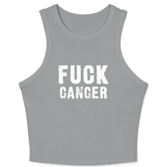 Fuck Cancer Crop Tank Top