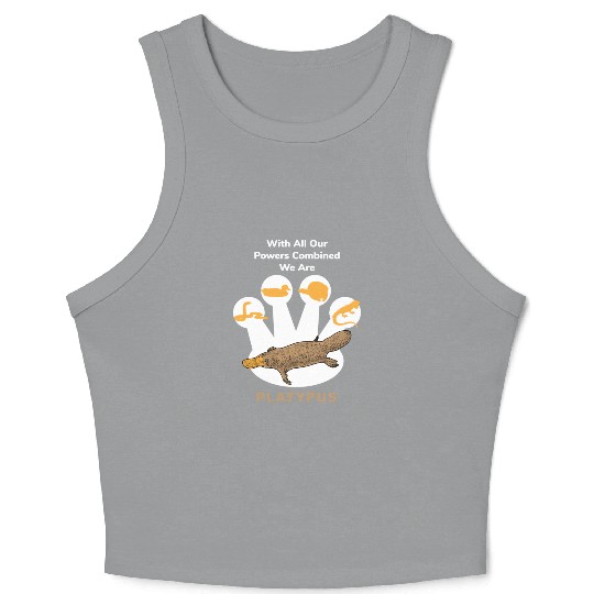 Schnabeltier Power Combined Platypus Crop Tank Top