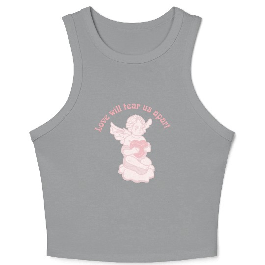 Love Will Tear Us Apart Crop Tank Top