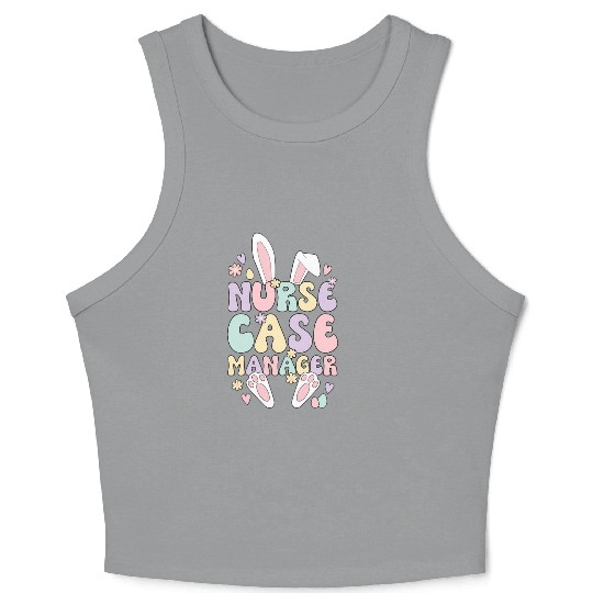 Nurse Case Ager Easter Bunny Case Aget Easter Crop Tank Top