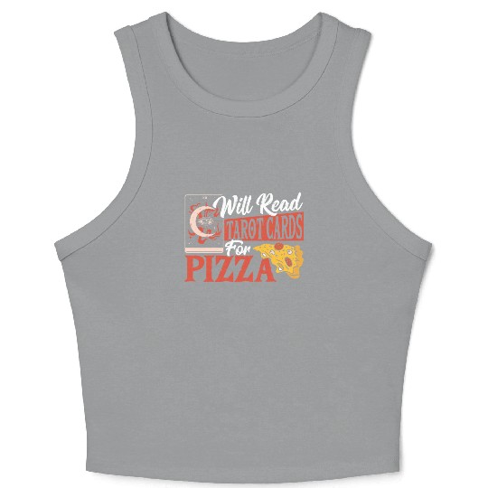 Will Read Tarot Cards For Pizza Tarot Cards Crop Tank Top