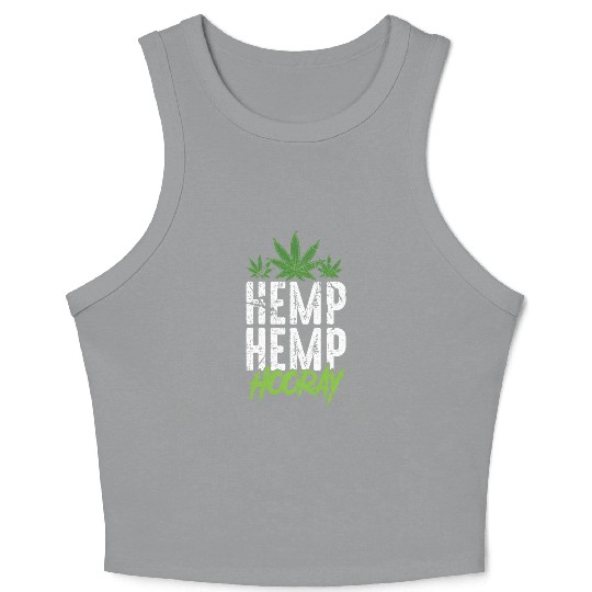 Hemp Hemp Hooray Pot Lover Crop Tank Top
