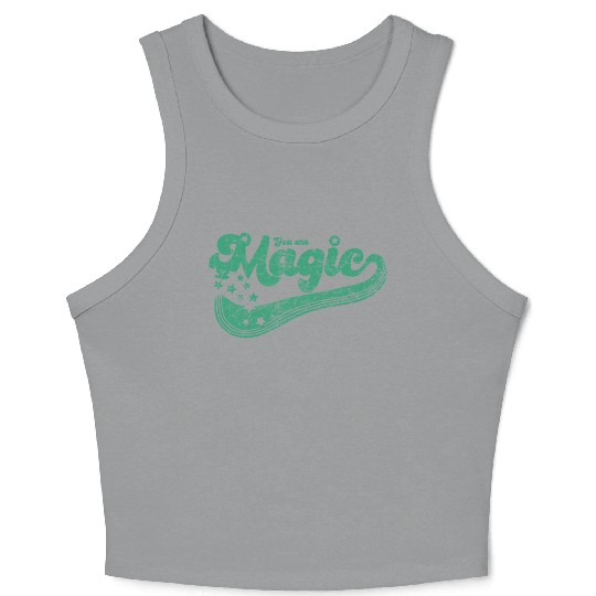 You Are Magic Green Crop Tank Top