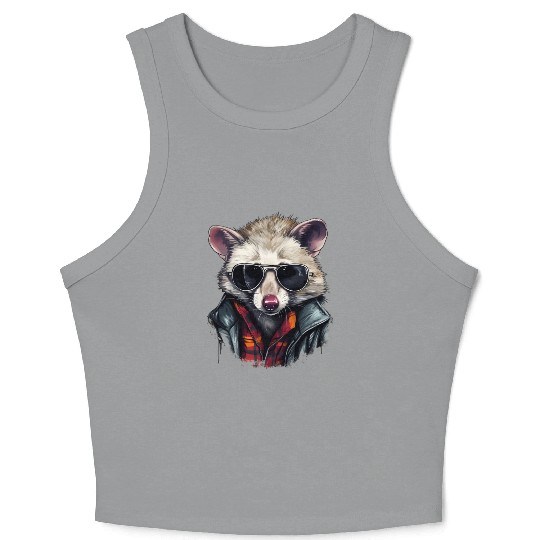 Street Survivor: Urban Opossum Vibes | Opossum Lov Crop Tank Top