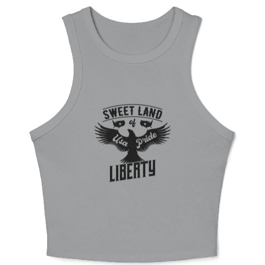 liberty Crop Tank Top
