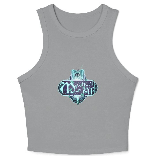Mystical AF Spell Book and Mystic Eye Crop Tank Top
