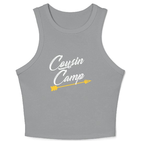 Cousin Camp Arrow Crop Tank Top