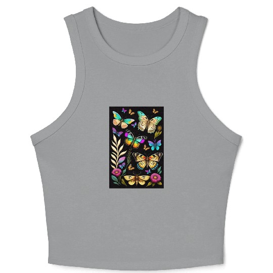 Vibrant Spectrum Crop Tank Top