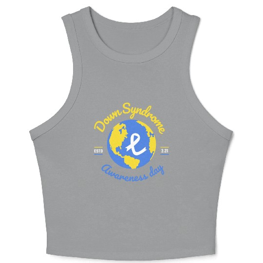 World Down Syndrome Awareness Day Crop Tank Top