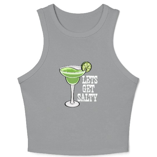 Lets Get Salty Crop Tank Top