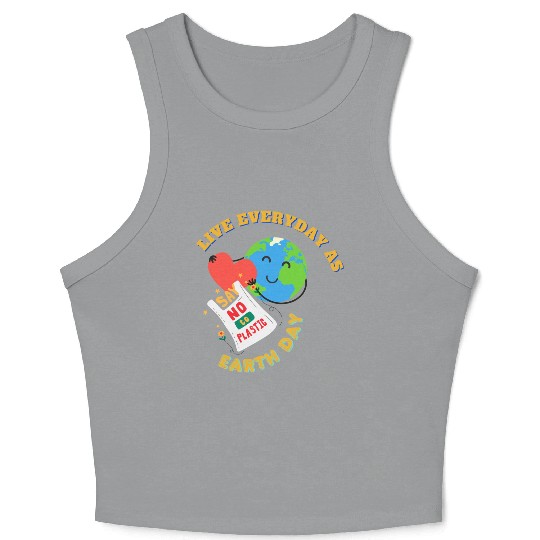Earth day Crop Tank Top