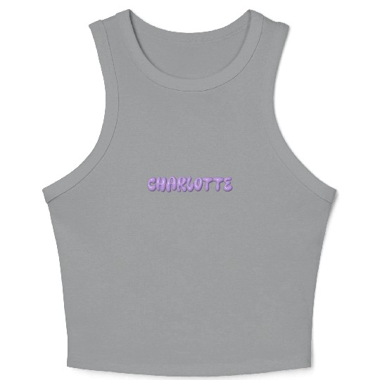 Charlotte: A Royal Name Choice! Crop Tank Top