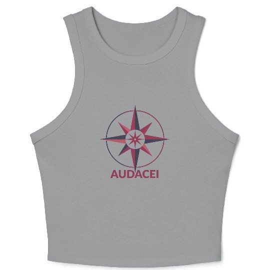 Courageous Evolution: Audacei Color Logo Crop Tank Top
