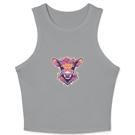 Kuhkkopf Kühne Agriculture Kälbchen Crop Tank Top