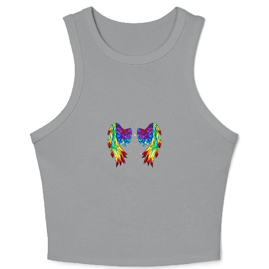 Angel Wings 1 300 Crop Tank Top