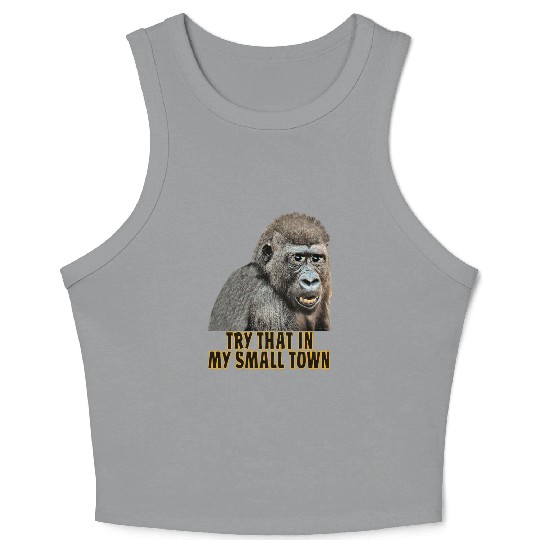 Small Town Ape Crop Tank Top