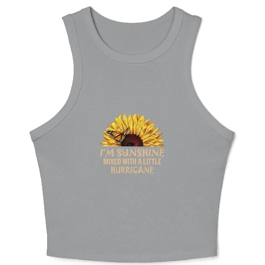I'M Sunshine Mixed With Little Hurricane Crop Tank Top