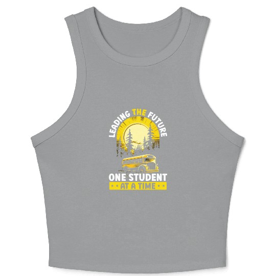 School Administrator Principal Admin Squad Crop Tank Top