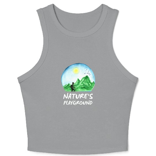 Nature's Playground Crop Tank Top