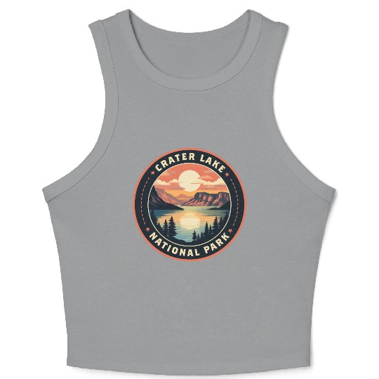 Crater Lake National Park Crop Tank Top