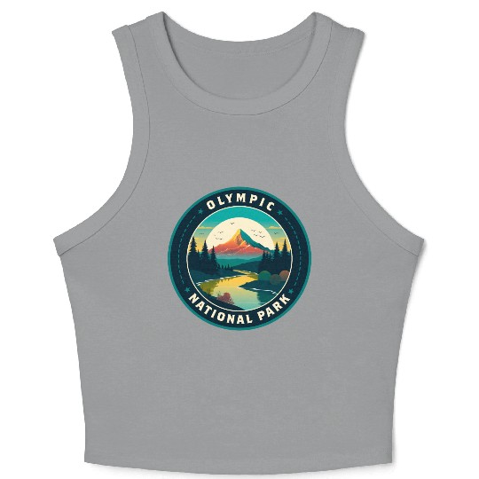 Olympic National Park Crop Tank Top