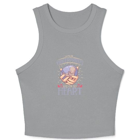 Infant Loss Miscarriage Awareness Pregnancy Loss Crop Tank Top
