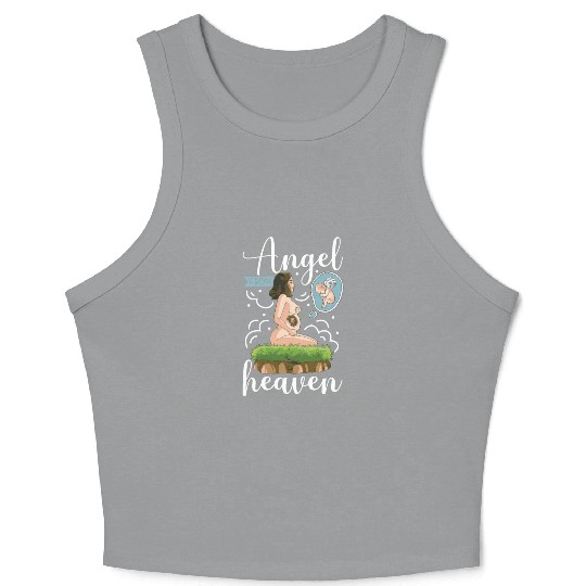 Infant Loss Miscarriage Awareness Pregnancy Loss Crop Tank Top